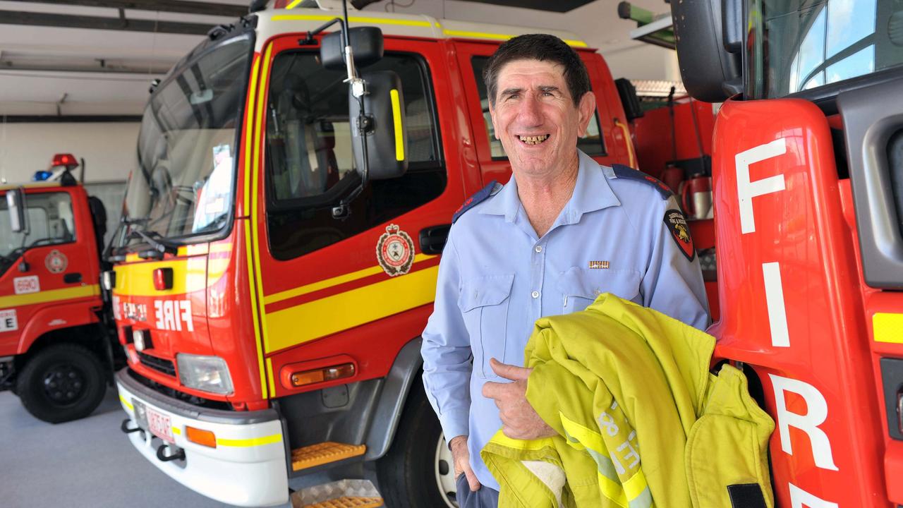 news sundaymail pride of australia awards   Colin Santacaterina  30 Broadhurst st Childers  41261328   0429981281 for services to emergency services, photographed at bundaberg fire station. photo Paul Beutel