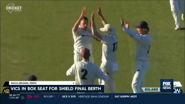 Victoria close in on Sheffield Shield final