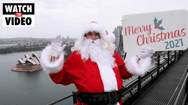 Santa reaches new heights on Bridge Climb