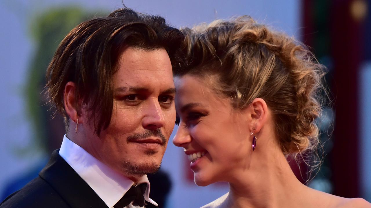 Depp and Heard on a 2015 red carpet. Now the dark secrets of their marriage have been splashed across the world’s media. Picture: Giuseppe Cacace/AFP