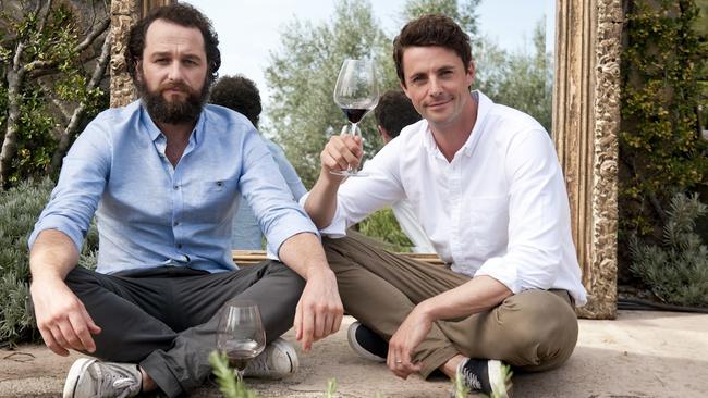 The Wine Show’s Matthew Rhys, left, and Matthew Goode.