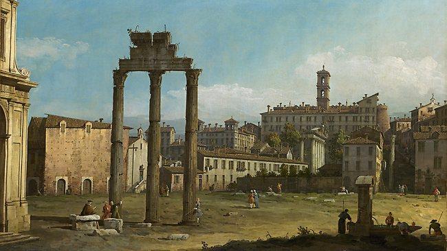 Bellotto's Ruins of the Forum