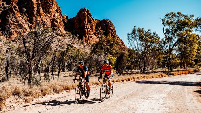 The Shimano Gravel Muster is coming back to Alice Springs August 2025 for its second iteration, promising to take riders through the East MacDonnell Ranges and more. Picture: Forktail