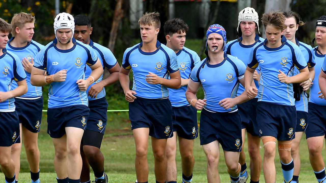 St Columban's College TAS First XV rugby match between St Columban's College and Cannon Hill Anglican College. Saturday April 23, 2022. Picture, John Gass