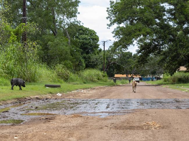 A generic image of a street in Wurrumiyanga. Picture: Floss Adams.