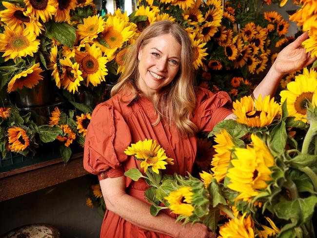 Saskia Havekes OF internationally regarded flower shop Grandiflora. Picture: Tim Hunter.