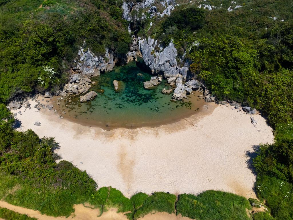 A beach in Spain has been named the smallest in the world – and it’s not even on the coast. Picture: Alamy