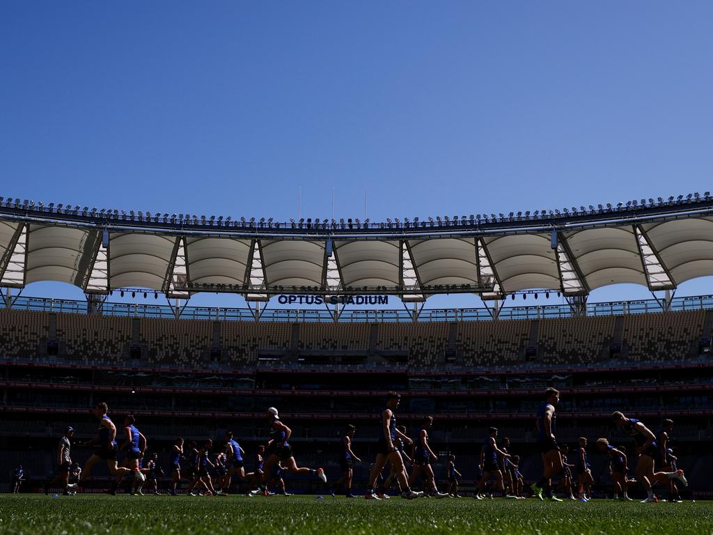 Police Commissioner Chris Dawson said there would be no changes to planning for the AFL Grand Final based on the current health advice. Picture: Michael Willson Getty Images