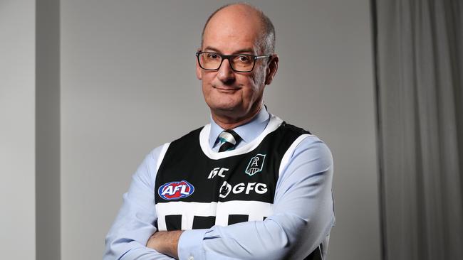 David Koch has been boss of Port Adelaide for 11 years. Picture: Jonathan Ng.