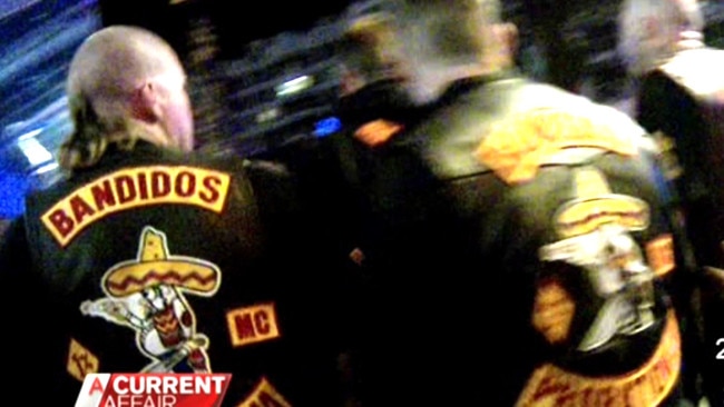 Gold Coast Bikie Brawl between the Bandidos and Finks at Broadbeach. Credit: A Current Affair