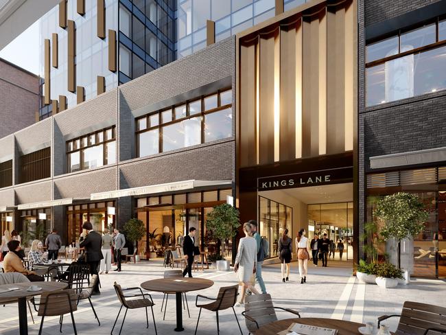 Artist impressions of the $450m office tower being built at 60 King William St, Adelaide. Picture: Supplied by Charter Hall