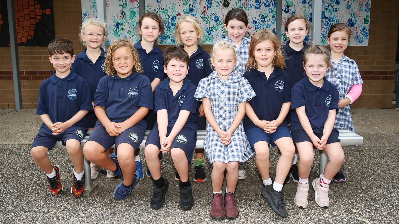 Barwon Heads PS Preps. Prep A Back row: Ruby Evans, Eve Fitzpatrick, Finbarr Russell, Annie Knox, Charlotte Hastie and Emma Ormrod. Front row: Lemmy McCormick, Bobby Donald, Bodhi Gladmin, Billie Peoples, Finn Hyndman and Summer Franklin. Picture: Alan Barber