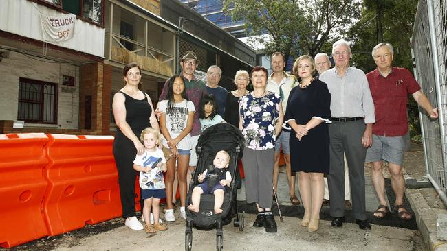 Residents of Bulwara Road are victorious after they won a dispute with a developer about safety concerns and inadequate signage. Picture: John Appleyard