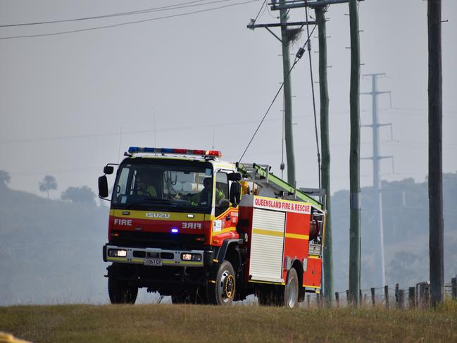 Queensland Fire and Emergency Services contained a 20ha vegetation fire at Hay Point on Tuesday November 24. Generic QFES, firefighter. Picture: Zizi Averill