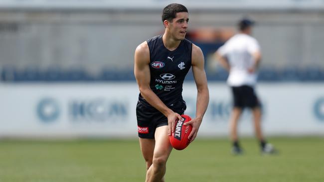 Adam Cerra has made an impact at the Blues already. Picture: Michael Willson/AFL Photos