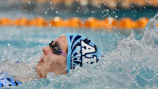 All Hallows school swimmers in action. Picture, John Gass