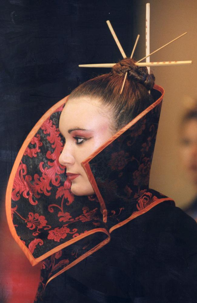 Amal Doukari at Bundaberg’s Fashion Fantasia event on September 12, 1999.