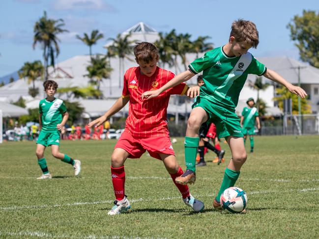 Football Queensland held the final FQ Academy carnival for U9 - U12 boys and girls at Endeavour Park. Pictures: Football Queensland