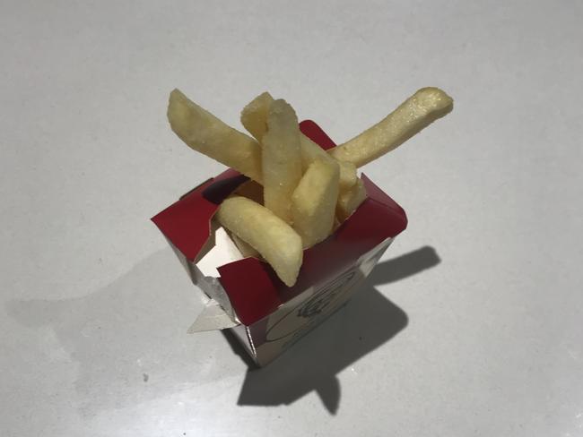 KFC had "the palest and floppiest out of all the fries".