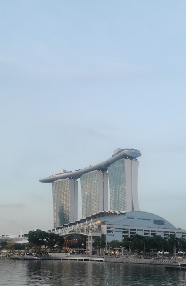 The famous Marina Bay Sands Singapore.