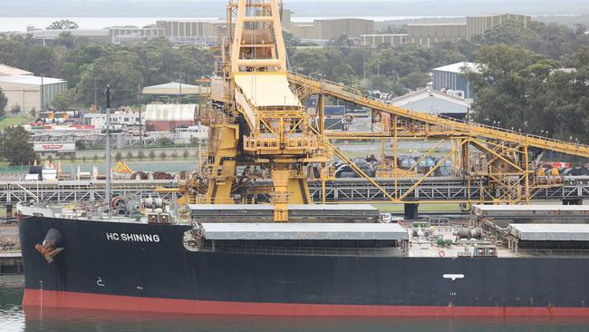 Protests are planned for the Port of Newcastle. Picture: Rohan Kelly