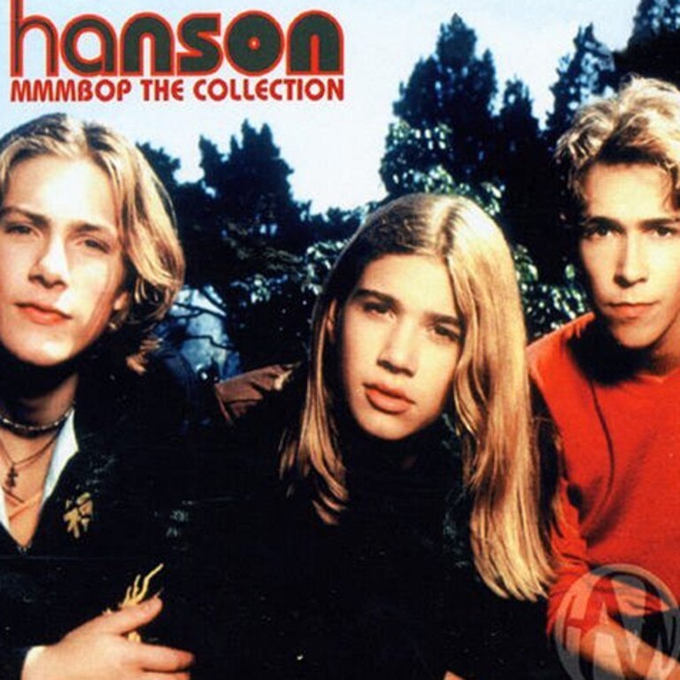 CD cover: Mmmbop the Collection by Hanson