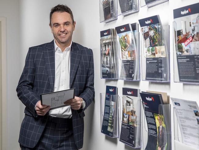 Biggin & Scott Inner North director David Rubinic says navigating the coronavirus crisis has been a steep learning curve for real estate agents. Picture: Tim Carrafa
