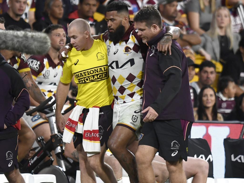 Payne Haas was forced from the field in Magic Round. Picture: NRL Photos