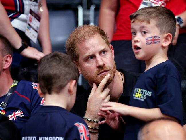 Meghan Markle left the kids in California as she went to meet Prince Harry in time to celebrate his 39th birthday. Picture: Getty Images