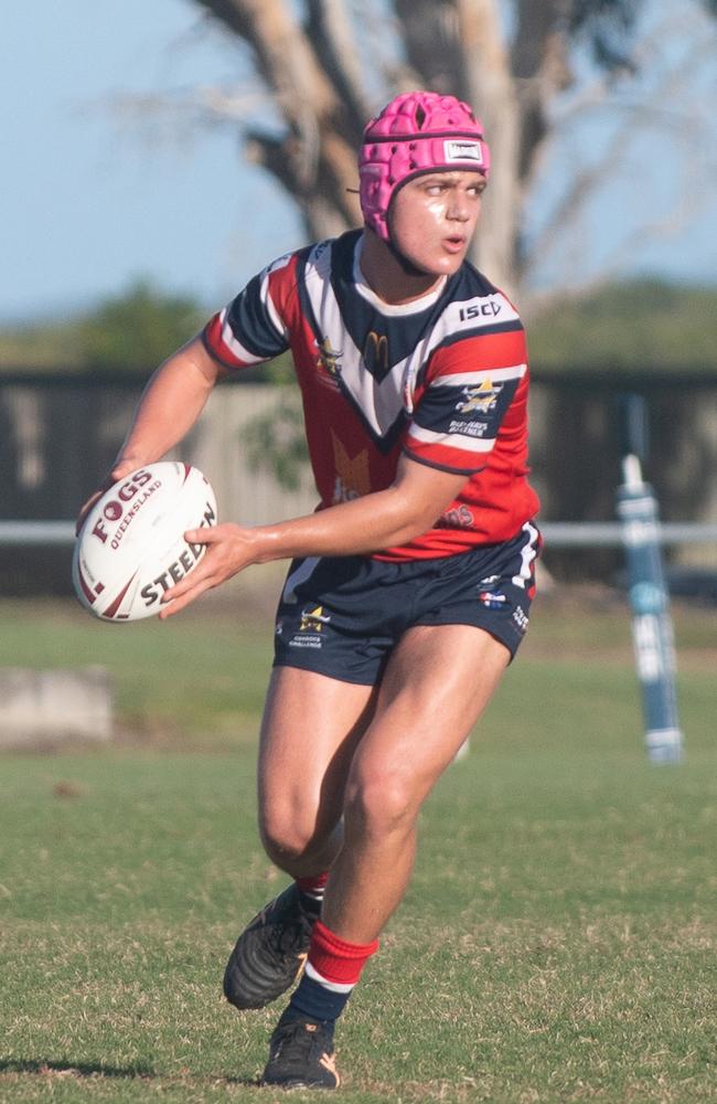 Adam McSherry from St Patricks College at Cowboys Challenge between Mackay High and St Patricks College 10 August 2023 Picture: Michaela Harlow