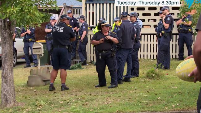 A large number of police turned up to Norma’s home as they prepared to evict her.