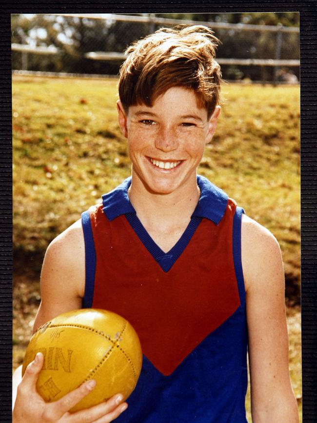 A young Lenny Hayes.