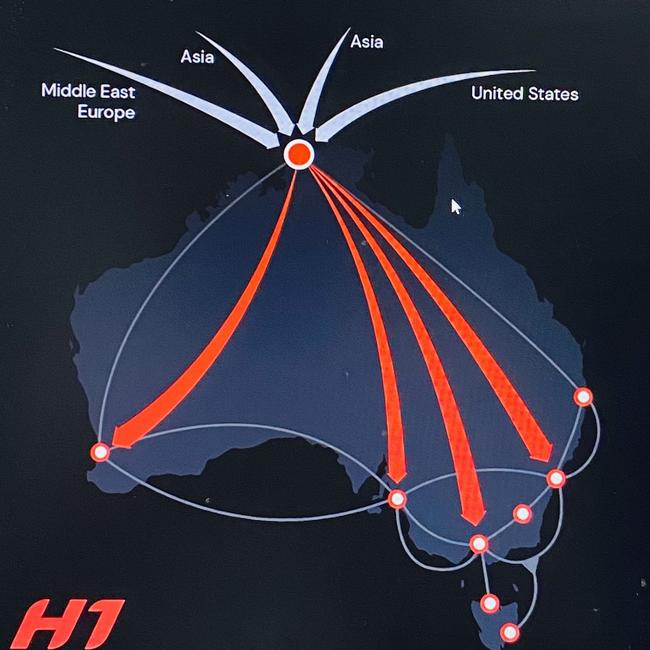 HyperOne has revealed its ambition for Darwin to be a hi-tech international gateway SUPPLIED