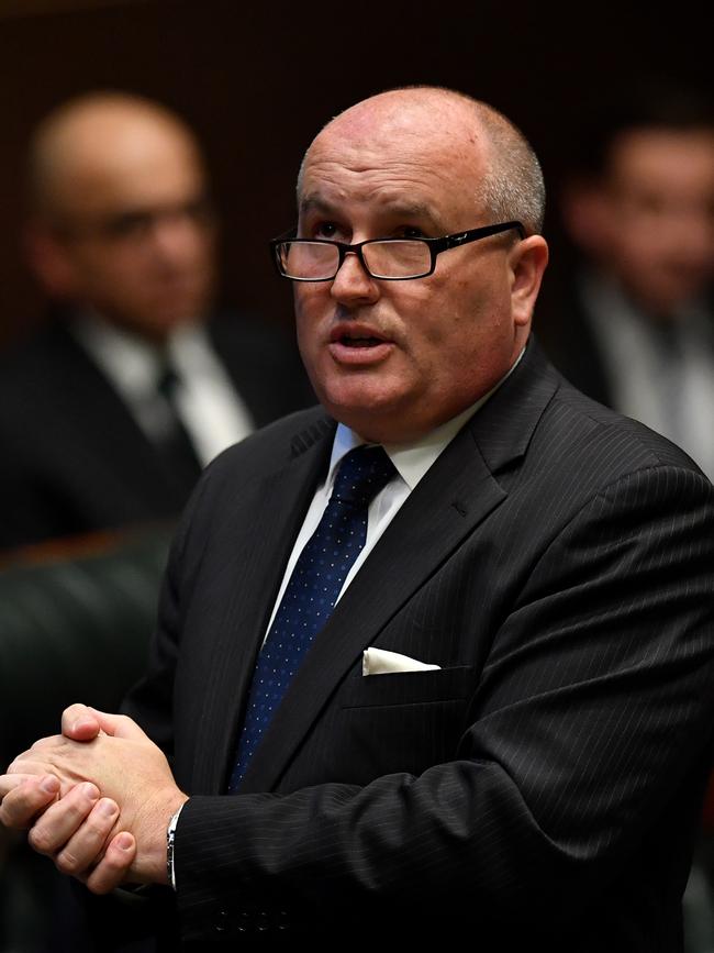 Corrections Minister David Elliott. Picture: AAP