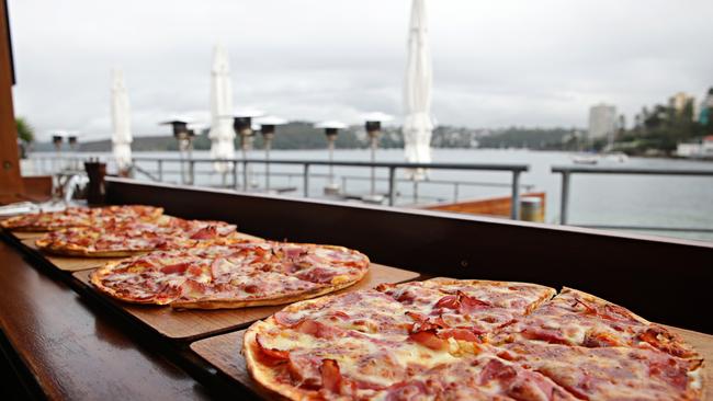 Pizza with a view. Adam Yip/ Manly Daily