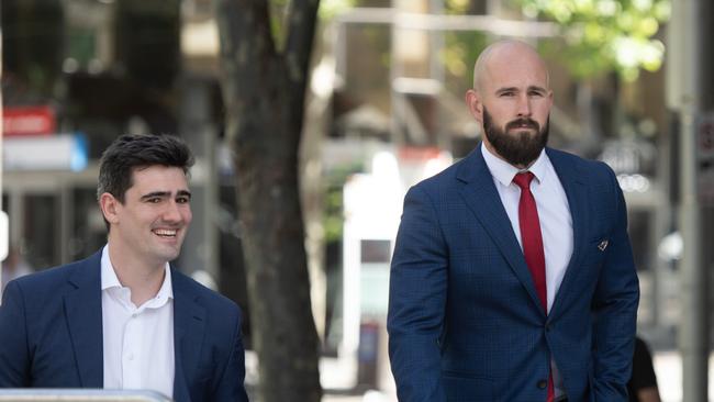 Jacob Hersant and Thomas Sewell have walked free from court after prosecutors lost an appeal against their sentences. Picture: NCA NewsWire / Nicki Connolly