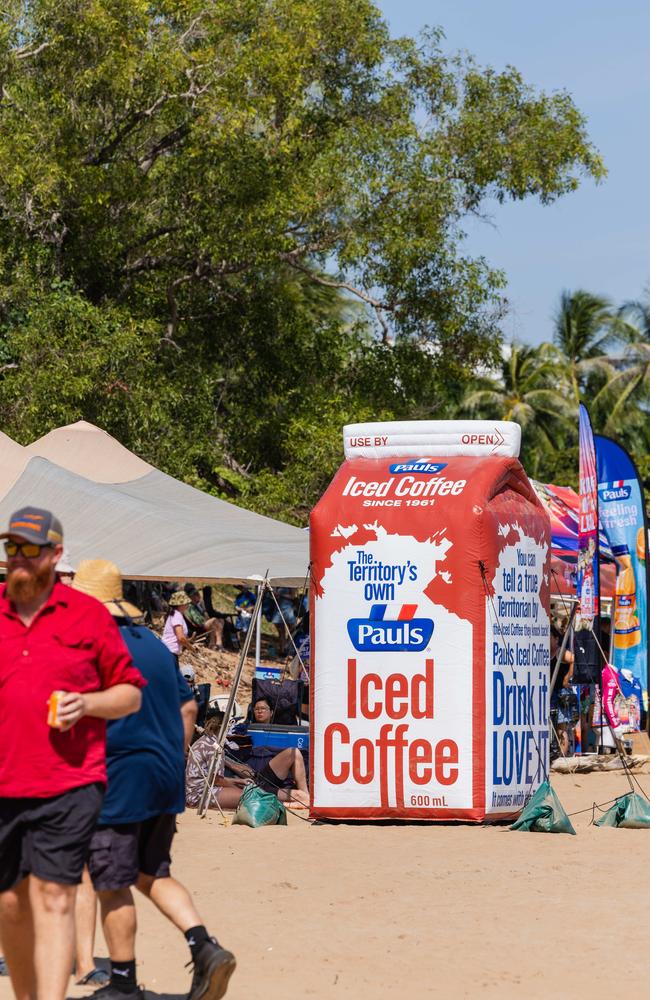 Darwin Beer Can Regatta at Mindil Beach, 2025. Picture: Pema Tamang Pakhrin
