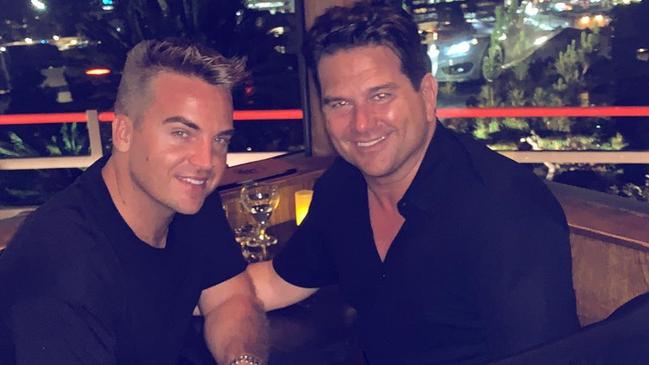 James Maas and his husband Adam Schroeder. Picture: Instagram