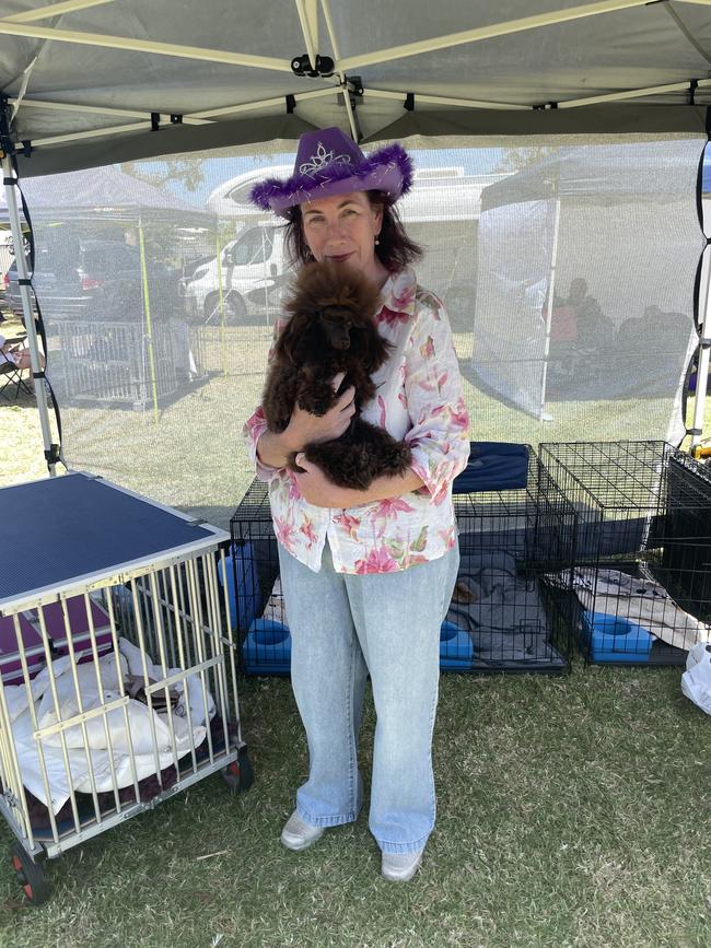 Svetlana Brandman and Kelly at the Lang Lang Pastoral Agricultural and Horticultural Show on Saturday, January 18, 2025. Picture: Jack Colantuono