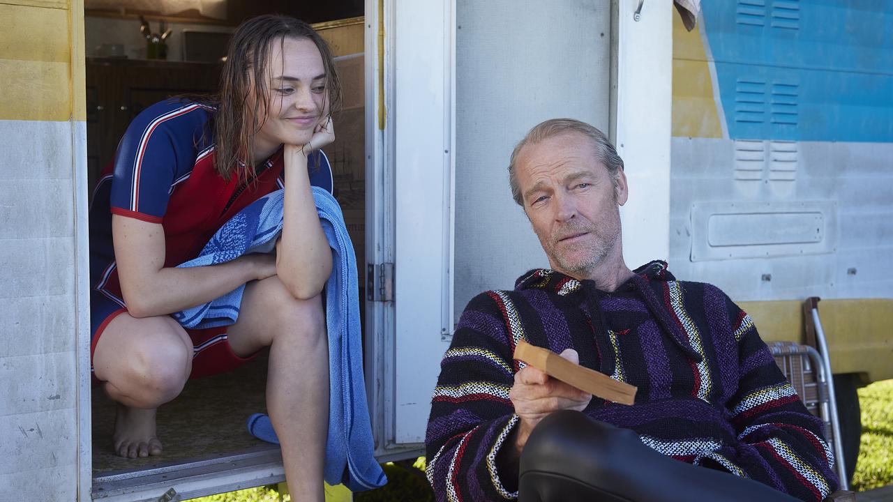 Game of Thrones star Iain Glen plays Mitchell’s on-screen dad.