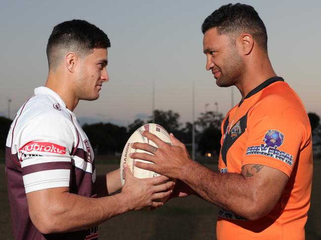 Toia and Whakatihi at Owen Park. Picture: Glenn Hampson