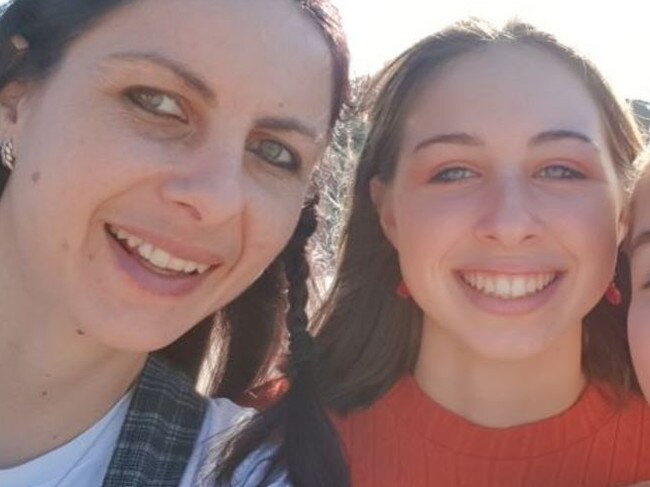 Shana "Pixie" Miller with her daughters Kirra and Aurora.