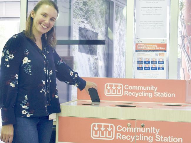 RECYCLE BATTERIES: Lismore City Council's Waste & Services Education Officer Victoria Currie said an estimated 46 tonnes of batteries and 28 tonnes of fluoro light bulbs from across the region end up in landfill each year and yet there's a simple alternative.