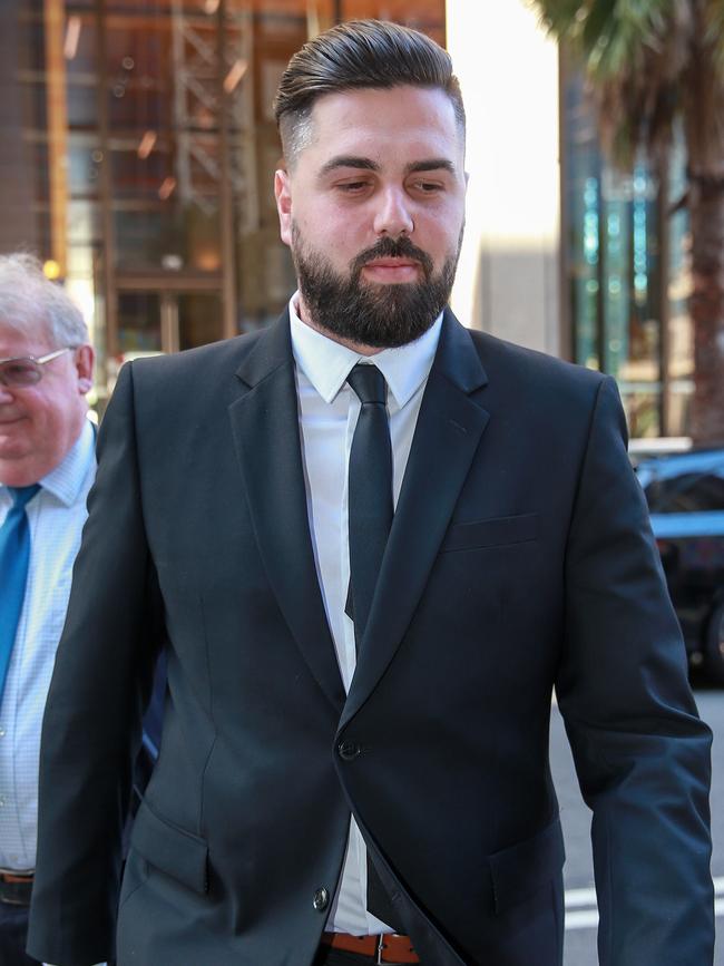 Patrick Thomas Angeli outside court on Tuesday. Picture: Justin Lloyd