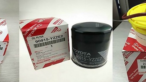 Counterfeit Toyota-branded car parts seized in China during a major 2016 investigation. Picture: Supplied