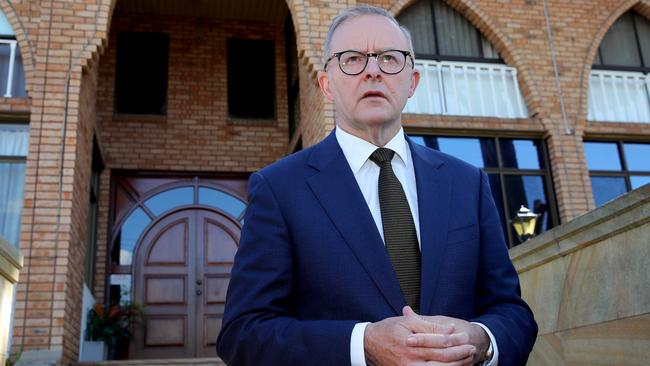 Labor leader Anthony Albanese on Friday. Picture: Toby Zerna