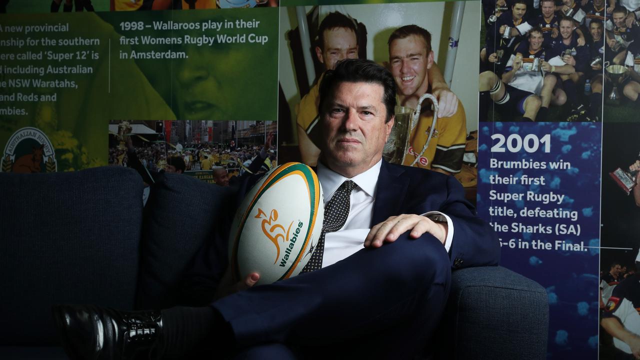 Former Rugby Australia chief Hamish McLennan has blamed a ‘smear campaign’ after being forced out of the role. Picture: John Feder/The Australian.