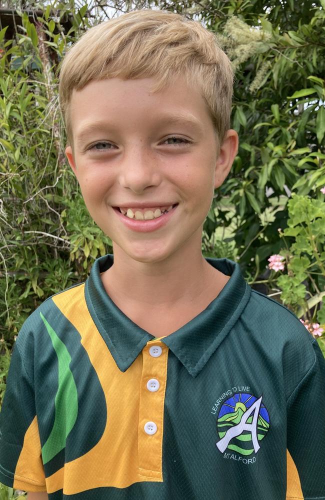 Jack, 2024 Mount Alford State School captain. Picture: Contributed