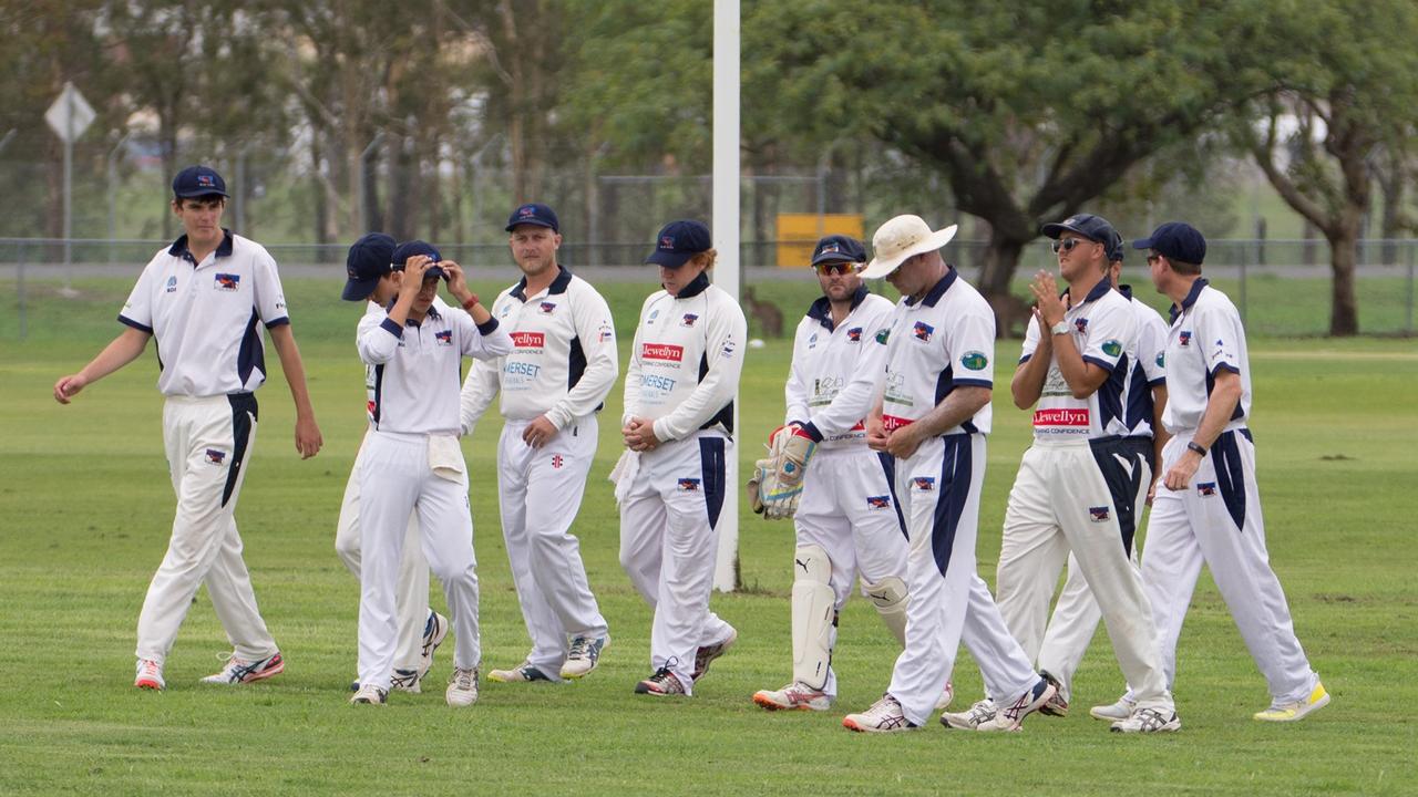 The Laidley team which contested the Harding-Madsen Shield Ipswich one-day grand final against Centrals at Walker Oval. Picture: Gary Reid