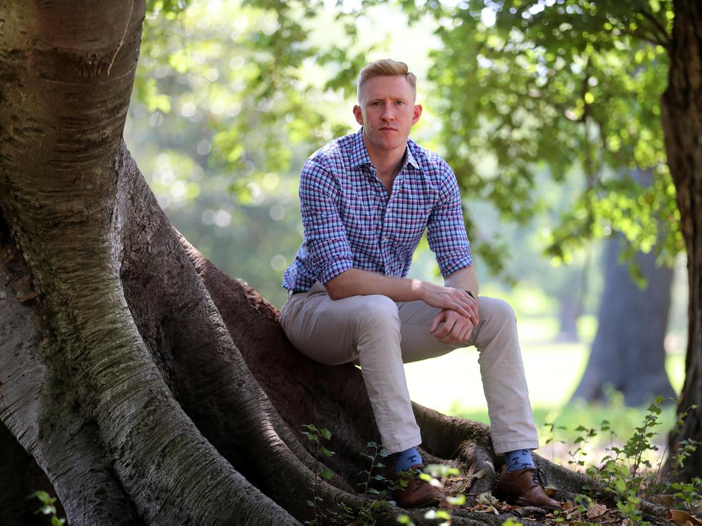 Former Aussie Rules player and current Greens candidate Jason Ball. Picture: David Geraghty / The Australian